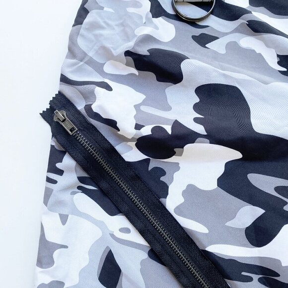 Adult Balera Dance Pants Size L Black White Gray Camo Hip Hop Dancewear Pop Star - Picture 6 of 9